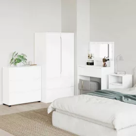  Tárolószekrény Fehér 80 x 31 x 81 cm Faanyag