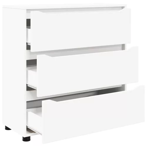  Tárolószekrény Fehér 80 x 31 x 81 cm Faanyag