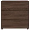  Tárolószekrény Barna Tölgy 80 x 31 x 81 cm Faanyag