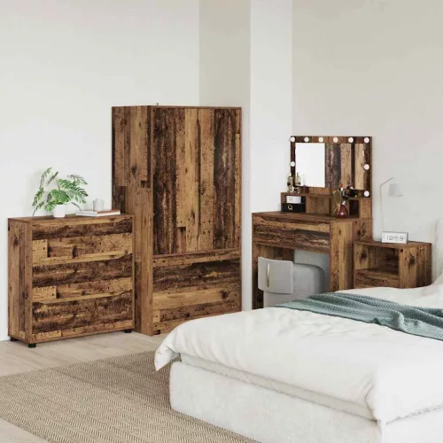  Tárolószekrény Öreg fa 80 x 31 x 81 cm Faanyag