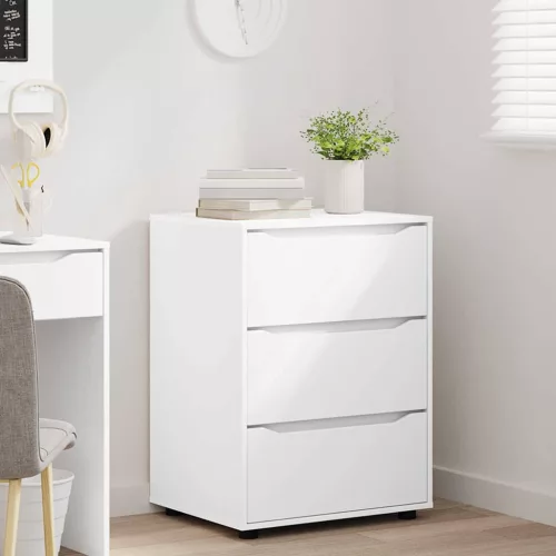  Tárolószekrény Fehér 60 x 48 x 81 cm Faanyag