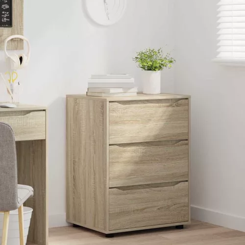  Tárolószekrény Sonoma tölgy 60 x 48 x 81 cm Faanyag