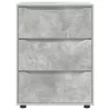  Tárolószekrény Beton Szürke 60 x 48 x 81 cm Faanyag