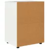  Tárolószekrény Magas Fényű Fehér 60 x 48 x 81 cm Faanyag