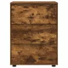  Tárolószekrény Füstölt tölgy 60 x 48 x 81 cm Faanyag