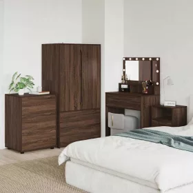  Tárolószekrény Barna Tölgy 60 x 48 x 81 cm Faanyag