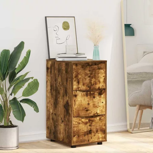  Tárolószekrény Füstölt tölgy 40 x 48 x 81 cm Faanyag