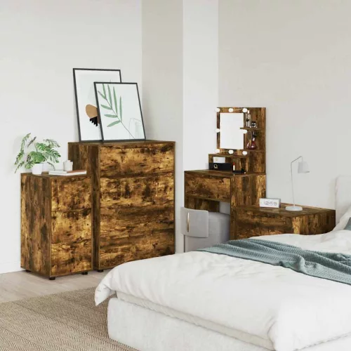  Tárolószekrény Füstölt tölgy 40 x 48 x 81 cm Faanyag