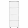  Tárolószekrény Fehér 40 x 48 x 105 cm Faanyag