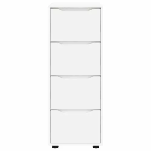  Tárolószekrény Fehér 40 x 48 x 105 cm Faanyag