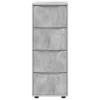  Tárolószekrény Beton Szürke 40 x 48 x 105 cm Faanyag