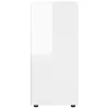  Tárolószekrény Magas Fényű Fehér 40 x 48 x 105 cm Faanyag