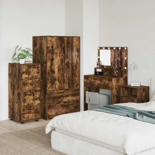  Tárolószekrény Füstölt tölgy 40 x 48 x 105 cm Faanyag