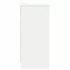  Éjjeliszekrények fiókkal 2 pcs Fehér 40 x 30 x 467 cm Faanyag