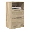  Éjjeliszekrények 2 pcs Sonoma tölgy 40 x 30 x 467 cm Faanyag