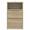  Éjjeliszekrények 2 pcs Sonoma tölgy 40 x 30 x 467 cm Faanyag