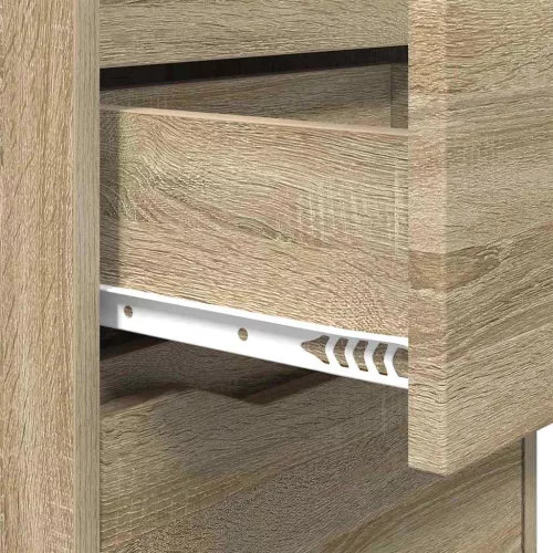  Éjjeliszekrények 2 pcs Sonoma tölgy 40 x 30 x 467 cm Faanyag