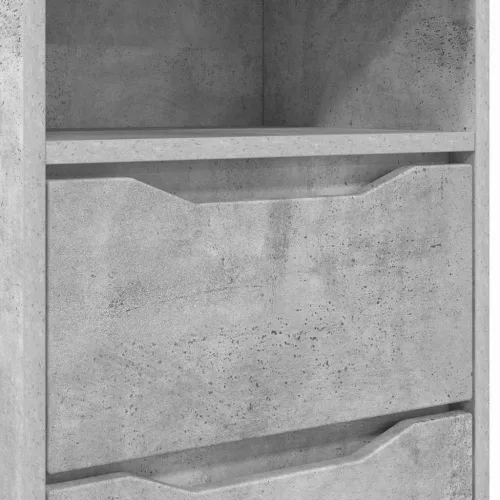  Éjjeli asztal fiókkal Beton Szürke 40 x 30 x 467 cm Faanyag