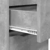  Éjjeliszekrények 2 pcs Beton Szürke 40 x 30 x 467 cm Faanyag