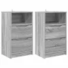  Éjjeliszekrények 2 pcs Szürke Sonoma 40 x 30 x 467 cm Faanyag