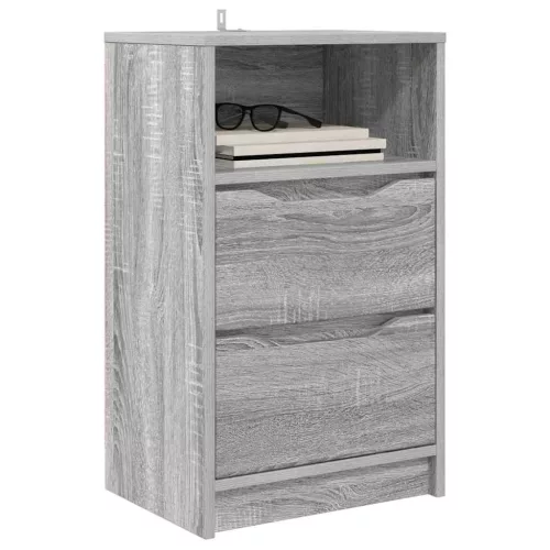  Éjjeliszekrények 2 pcs Szürke Sonoma 40 x 30 x 467 cm Faanyag