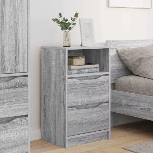  Éjjeliszekrények 2 pcs Szürke Sonoma 40 x 30 x 467 cm Faanyag
