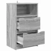  Éjjeliszekrények 2 pcs Szürke Sonoma 40 x 30 x 467 cm Faanyag