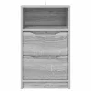  Éjjeliszekrények 2 pcs Szürke Sonoma 40 x 30 x 467 cm Faanyag