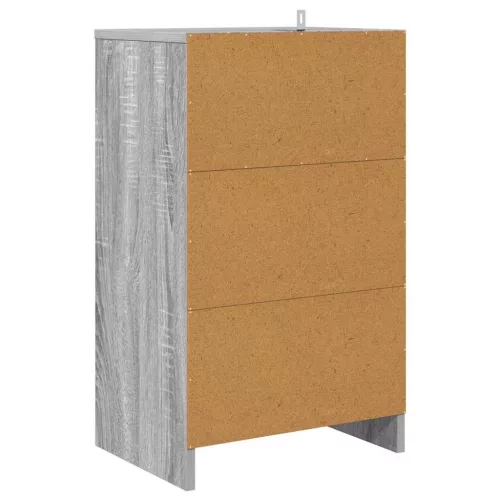  Éjjeliszekrények 2 pcs Szürke Sonoma 40 x 30 x 467 cm Faanyag