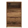  Éjjeliszekrények fiókkal 2 pcs Öreg fa 40 x 30 x 467 cm Faanyag