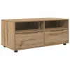  TV szekrény fiókkal Artisan tölgy 100 x 48 x 43 cm Faanyag