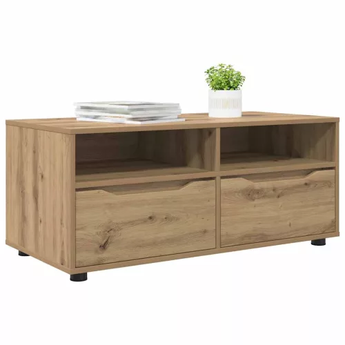  TV szekrény fiókkal Artisan tölgy 100 x 48 x 43 cm Faanyag