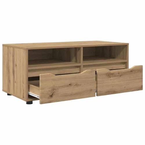  TV szekrény fiókkal Artisan tölgy 100 x 48 x 43 cm Faanyag