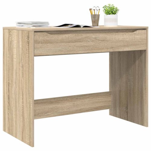  Asztal fiókkal Sonoma tölgy 100 x 50 x 78 cm Mérnöki fa