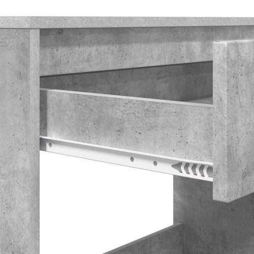  Asztal fiókkal tárolóval Beton Szürke 100 x 50 x 78 cm Faanyag