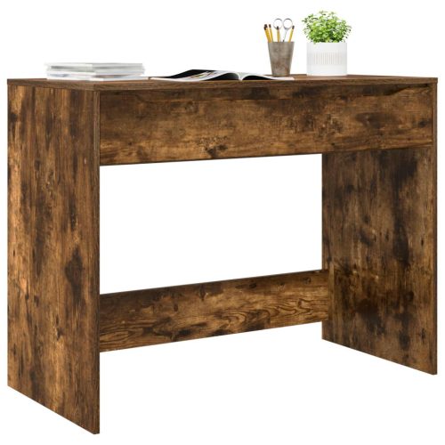  Íróasztal fiókkal Füstölt Tölgy 100 x 50 x 78 cm Mérnöki fa