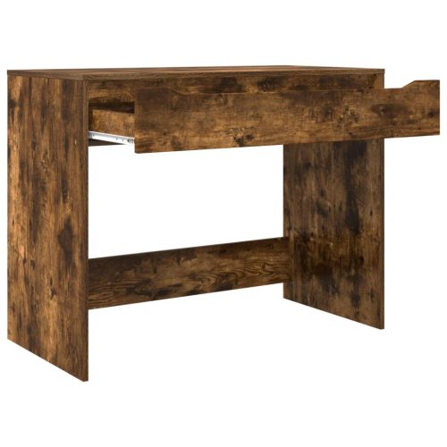  Íróasztal fiókkal Füstölt Tölgy 100 x 50 x 78 cm Mérnöki fa