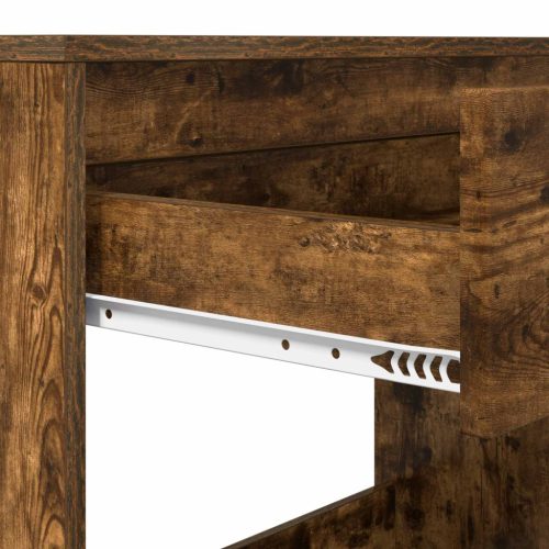  Íróasztal fiókkal Füstölt Tölgy 100 x 50 x 78 cm Mérnöki fa