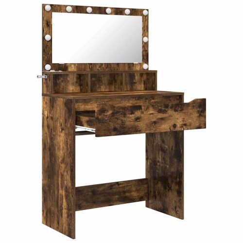  Hálószobai Öltözködő Asztalok Füstölt tölgy 80 x 39,6 x 135 cm