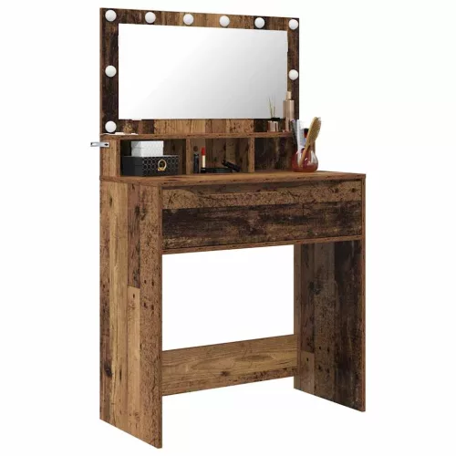  Hálószobai Öltözködő Asztalok Öreg fa 80 x 39,6 x 135 cm