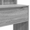  Hálószobai Öltözködő Asztalok Szürke Sonoma 80 x 39,6 x 135 cm