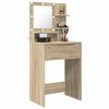  Hálószobai Öltözködő Asztalok Sonoma tölgy 80 x 39,6 x 135 cm