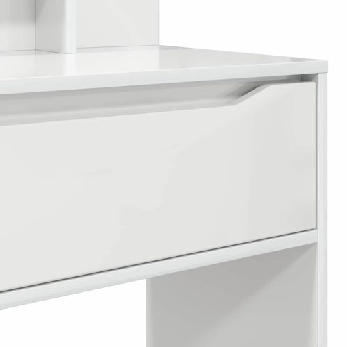  Hálószobai Öltözködő Asztalok fiókkal Magas Fényű Fehér