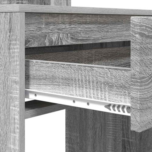  Hálószobai Öltözködő Asztalok Szürke Sonoma 80 x 39,6 x 135 cm