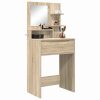  Hálószobai Öltözködő Asztalok Sonoma tölgy 80 x 39,6 x 135 cm