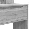  Hálószobai Öltözködő Asztalok Szürke Sonoma 80 x 39,6 x 135 cm