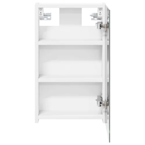  Fürdőszobai tükörszekrény Fehér 30 x 10,5 x 50 cm Faanyag