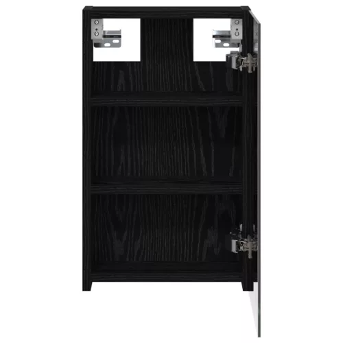  Fürdőszobai tükörszekrény Fekete tölgy 30 x 10,5 x 50 cm