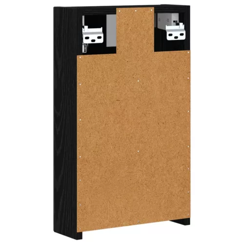  Fürdőszobai tükörszekrény Fekete tölgy 30 x 10,5 x 50 cm