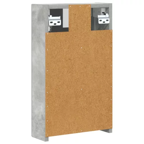  Fürdőszobai tükörszekrény Beton Szürke 30 x 10,5 x 50 cm